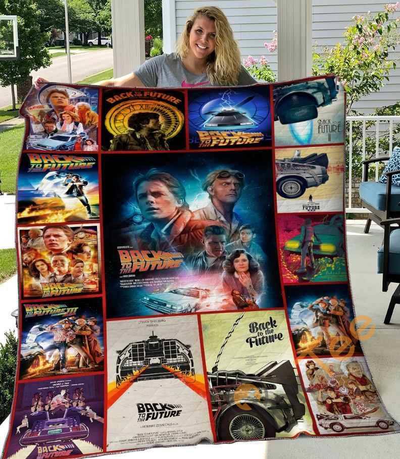 Back To The Future Quilt Blanket Bedding Set With Pillowcase Option