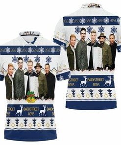 Backstreet Boys Christmas Knitting Pattern Fan Quilt Blanket Jersey 3D All Over Print Polo Shirt