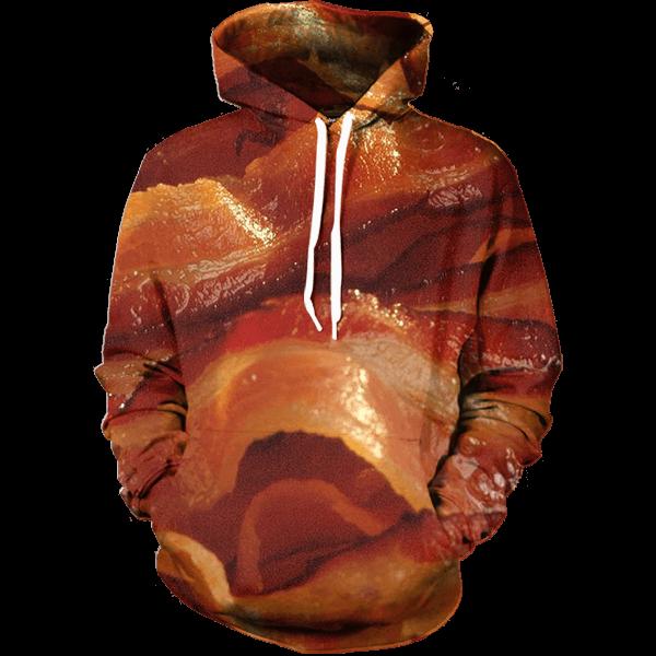 Bacon Strips Funny Foods Hoodie 3D