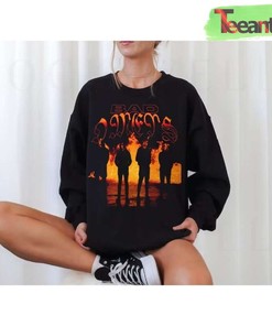 Bad Omens Band Face In The Flames 2023 T-Shirt