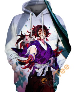 Badass Kokushibou Hoodie 3D