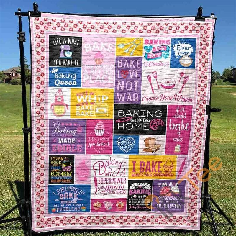 Baking Smells Like Home Quilt Blanket Bedding Set