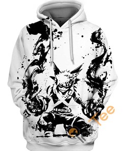Bakugo Katsuki Ink Splatt Hoodie 3D
