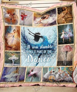 Ballet Quilt Blanket Bedding Set