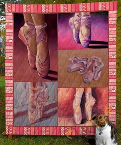 Ballet Quilt Blanket Bedding Set With Pillowcase Option