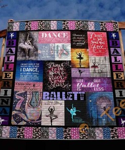 Ballet V1 Quilt Blanket Bedding Set