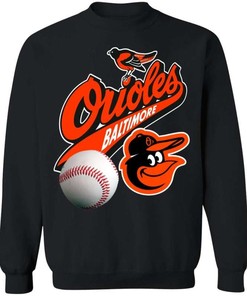 Baltimore Orioles Retro 90'S Mlb Crewneck Sweatshirt