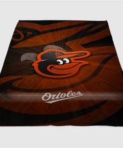 Baltimore Orioles Sherpa Fleece Blanket Gift
