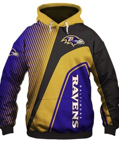 Baltimore Ravens 3D Hoodie Zip Hoodie Gifts for Fans