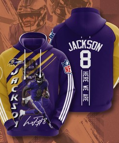 Baltimore Ravens Custom Sport All Over Print Hoodie 3D 1