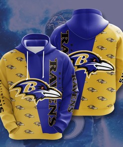 Baltimore Ravens Custom Sport All Over Print Hoodie 3D 2