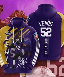 Baltimore Ravens Custom Sport All Over Print Hoodie 3D 4