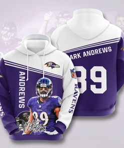 Baltimore Ravens Custom Sport All Over Print Hoodie 3D 7