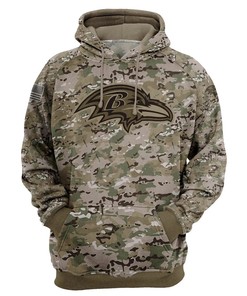 Baltimore Ravens Hoodie Army Graphic Zip Hoodie Pullover Gift for Fans