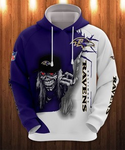 Baltimore Ravens Hoodie Ultra Death Graphic Gift for Halloween