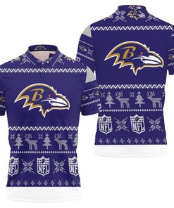 Baltimore Ravens Ugly Sweatshirt Christmas 3d Polo Shirt All Over Print Shirt 3d T-shirt
