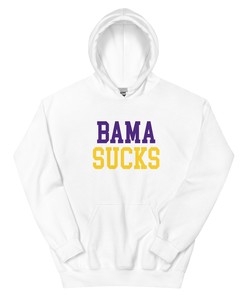 Bama Sucks LSU Rivalry Hoodie Sweatshirt Shirt Gifts for Fans