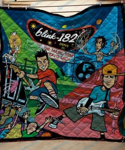 Band Blink-182 Quilt Blanket Bedding Set for Home Décor