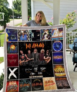 Band Def Leppard Quilt Blanket Bedding Set for Home Décor