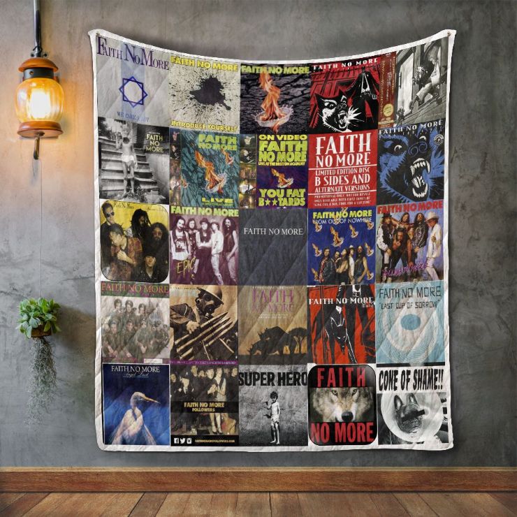 Band Rock Faith No More Collection Album Quilt Blanket Bedding Set