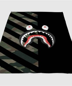 Bape Hypebeast Sherpa Fleece Blanket Gift