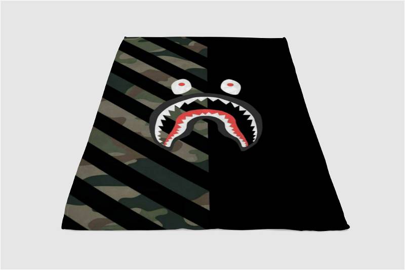 Bape Hypebeast Sherpa Fleece Blanket Gift