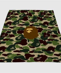 Bape Sherpa Fleece Blanket Gifts for Family, for Couple
