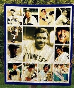 Baseball New York Legends Quilt Blanket Bedding Set