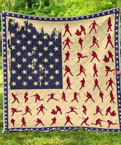 Baseball Premium Quilt Blanket Bedding Set for Home Décor