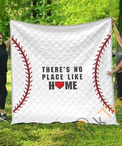 Baseball There's No Place Like Home Quilt Blanket Bedding Set