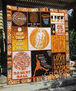 Basketball 2 Quilt Blanket Bedding Set
