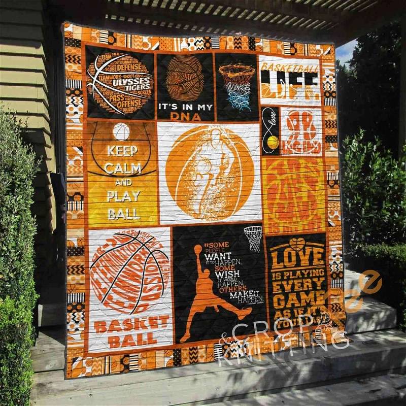 Basketball 2 Quilt Blanket Bedding Set