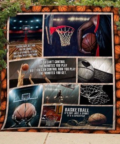 Basketball Lover Quilt Blanket Bedding Set for Home Décor