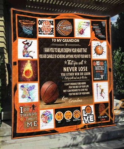 Basketball Quilt Blanket Bedding Set