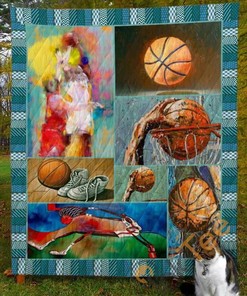 Basketball V1 Quilt Blanket Bedding Set