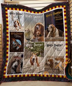 Basset Hound 05 Quilt Blanket Bedding Set