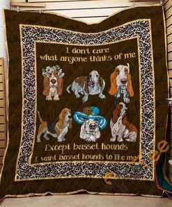 Basset Hound 09 Quilt Blanket Bedding Set
