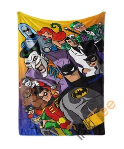 Batman Area Limited Edition Sherpa Fleece Blanket Gifts for Family, for Couple