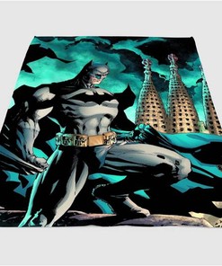 Batman Darkness Sherpa Fleece Blanket Gifts for Family, for Couple