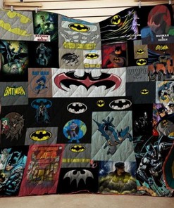 Batman Fabric Personalized Customized Quilt Blanket Bedding Set Esr8