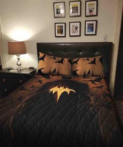 Batman Hero Warner Bros Quilt Blanket Bedding Set