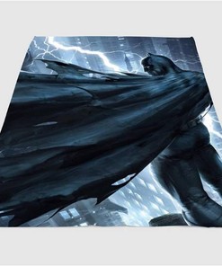 Batman Is Coming Sherpa Fleece Blanket Gifts for Family, for Couple