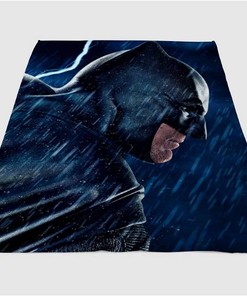 Batman Justice League Sherpa Fleece Blanket Gifts for Family, for Couple