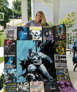 Batman Quilt Blanket Bedding Set for Home Décor