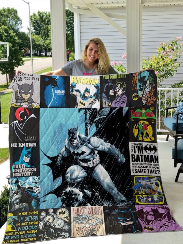 Batman Quilt Blanket Bedding Set for Home Décor