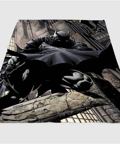Batman The Dark Knight Sherpa Fleece Blanket Gifts for Family, for Couple