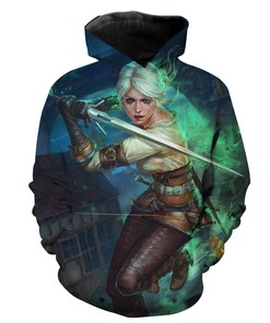 Battle Ready Ciri Epic Witcher Hoodie 3D