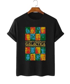 Battlestar Galactica Cast Vintage T-Shirt