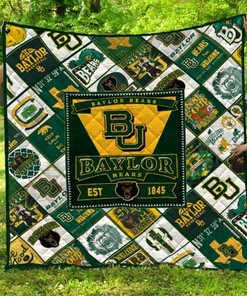 Baylor Bears Collected Ncaa Quilt Blanket Bedding Set