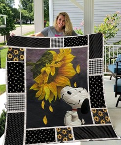 Bc Snoopy You Are My Sunshine Quilt Blanket Bedding Set